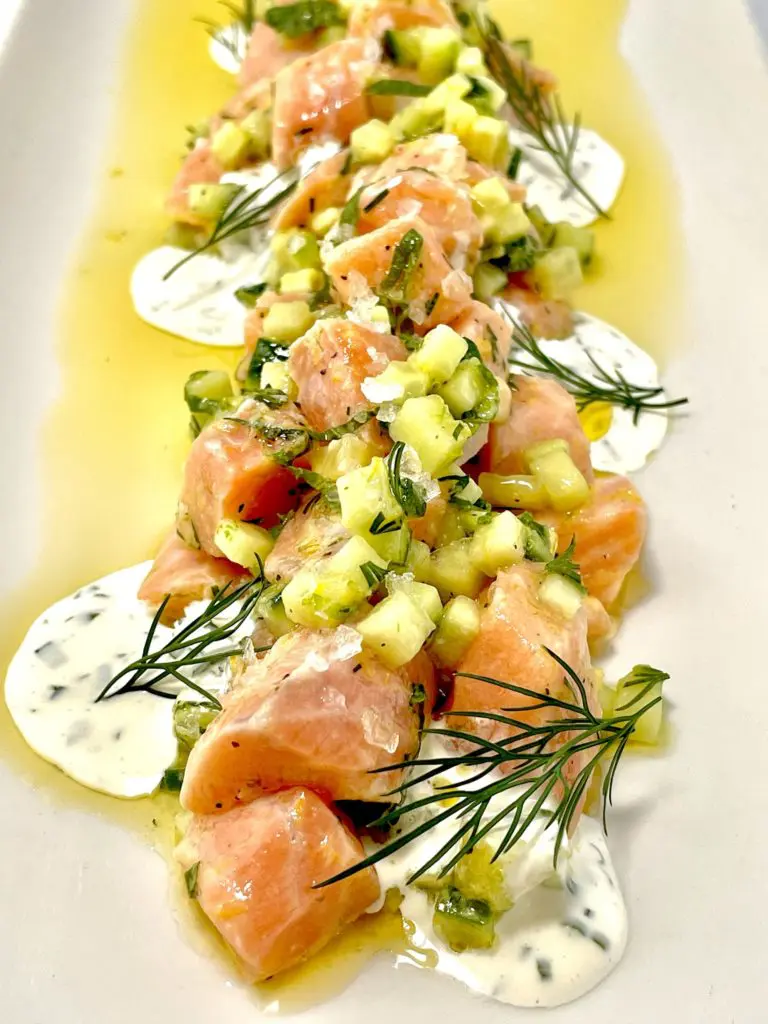 Truluck’s_Ora King Salmon Crudo