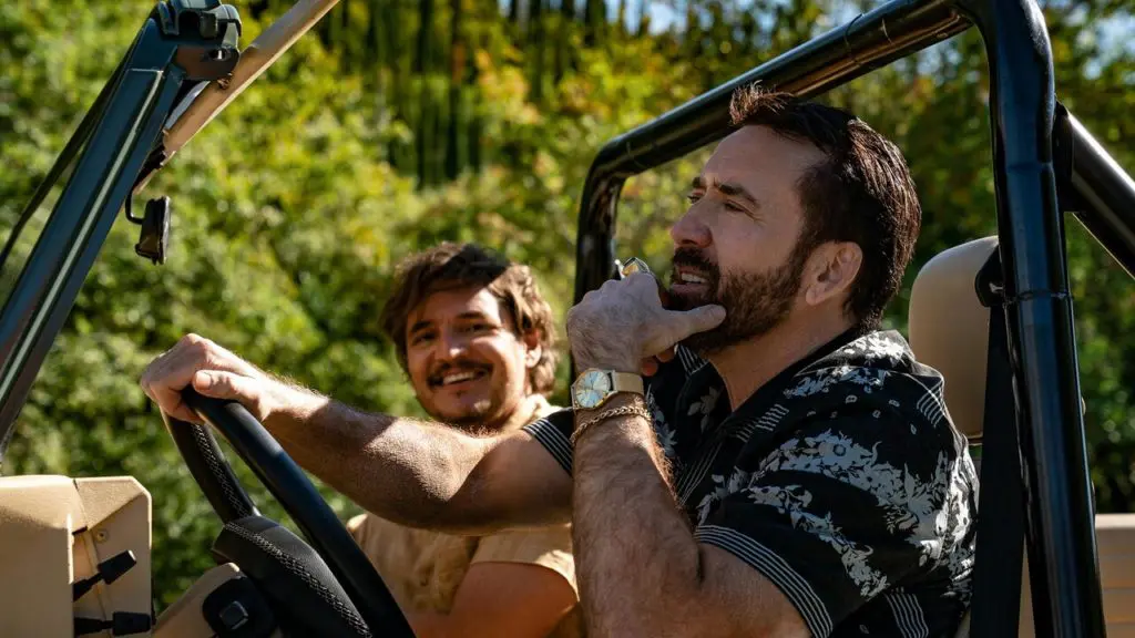 Nicolas Cage stars as himself in "The Unbearable Weight of Massive Talent." (Photo by Katalin Vermes/Lionsgate)