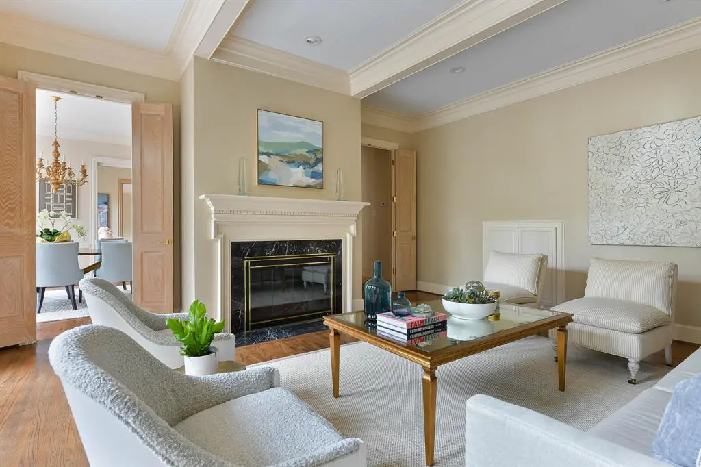 A thoughtful floor plan flows beautifully for entertaining. 