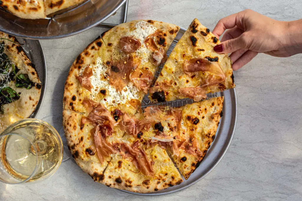 A selection of pizzas served up at Trattoria Sofia. Photo by Jenn Duncan.