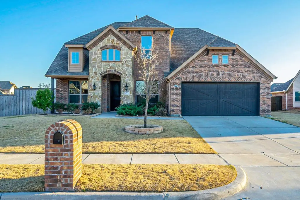 A brick home in Wylie. 