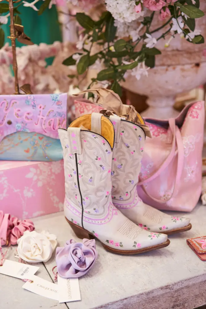 LoveShackFancy boots--just in time for rodeo.