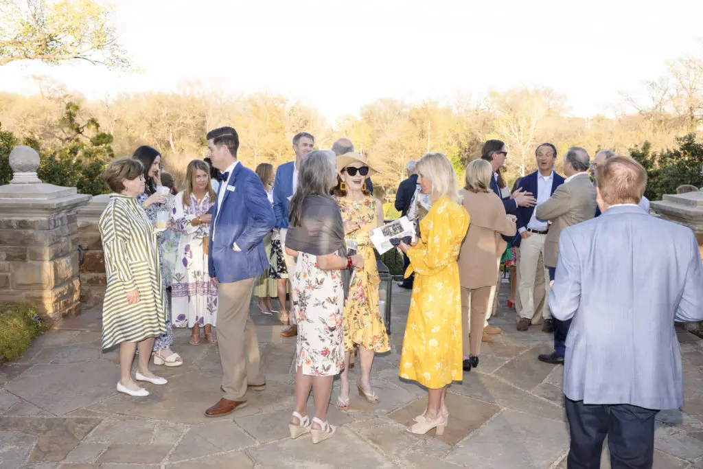 Garden chic partygoers at An Evening in the Garden. (Photo by Ellman Photography)