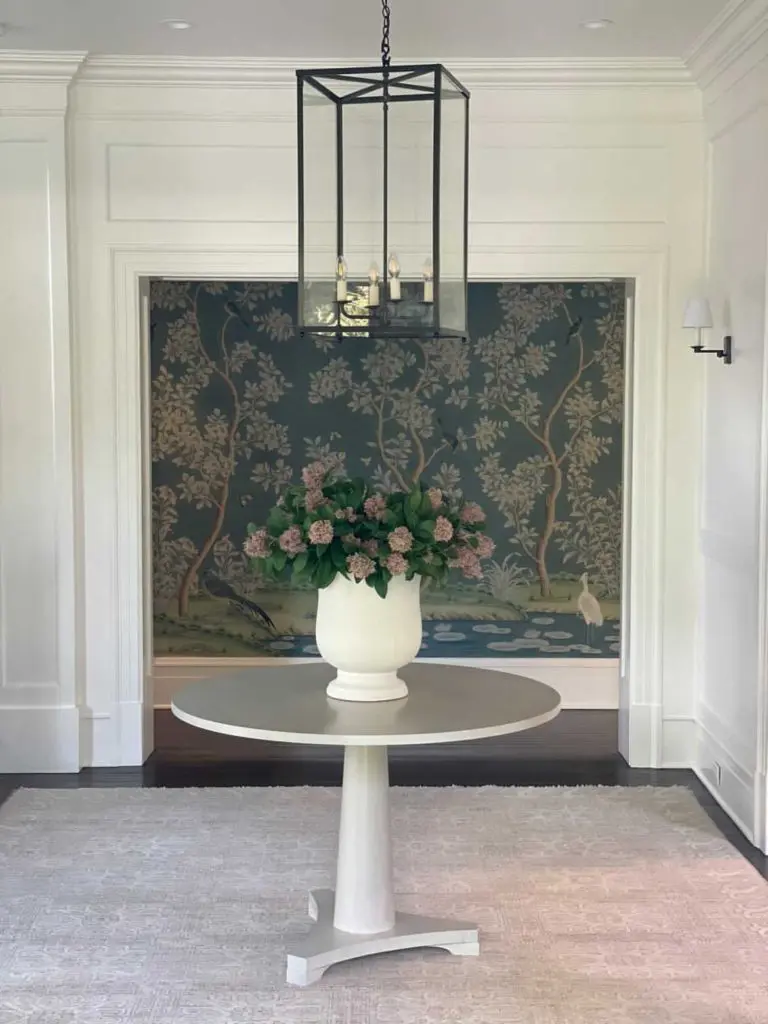 Box Lantern in a room designed by Humphrey Orr Design