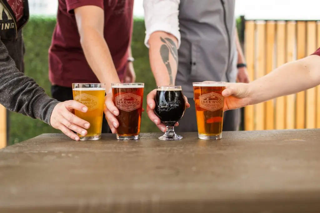 Lakewood Brewing Co. celebrates 10 years this summer with new taproom updates, including a kitchen, and remodeled beer garden. (Courtesy)