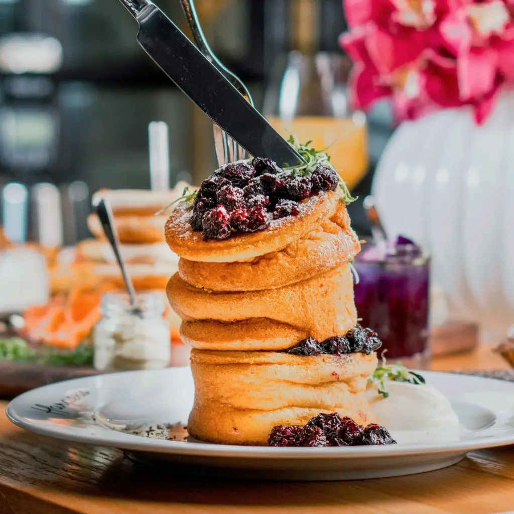 Harper's recently launched its brunch menu with Japanese pancakes, steak & eggs, and more. (Courtesy)