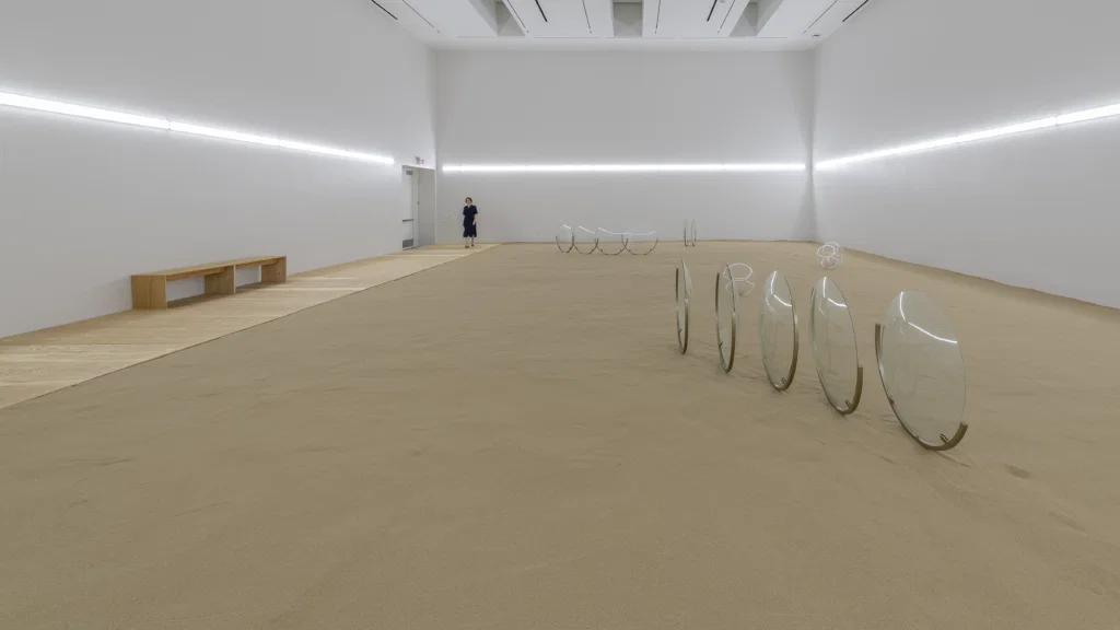 "Kapwani Kiwanga: The Sand Recalls the Moon's Shadow," Fall 2021 (Photo by Nash Baker)