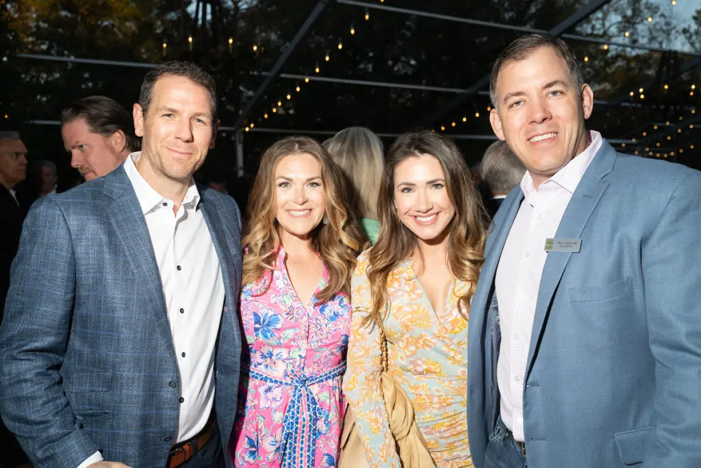 Mark & Sarah Hartwell, Christine & Mark LaBorde at The Root Ball (Photo by Daniel Ortiz)