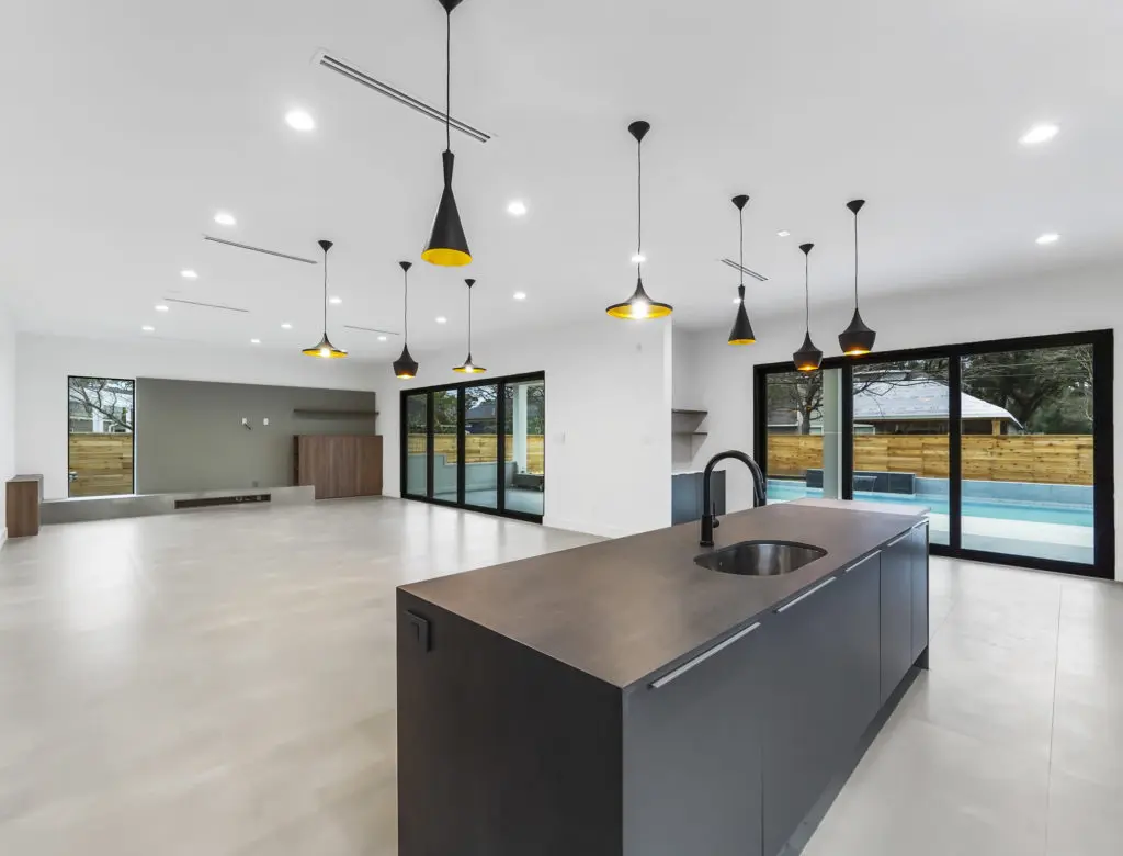 Echo Custom Homes with interior designer Kendra Benson designed and built this 4,100 square foot home in Garden Oaks/Oak Forest. (Photo by PRSTX.com)