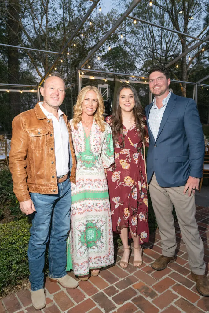 Trey & Heather Laird, Pamela & Garret Lindsey at The Root Ball (Photo by Daniel Ortiz)