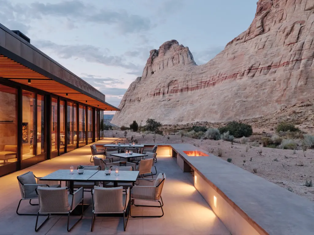 Camp Sarika's main building offers a quiet offshoot to the Amangiri amenities. (Photo courtesy of Amangiri)