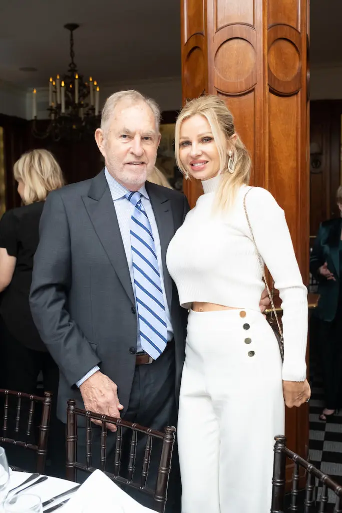 Charles & Isabella Reimer at the Krewe of Hermes King's luncheon in the King's Bar at Antoine's in the New Orleans French Quarter (Photo by Daniel Ortiz)