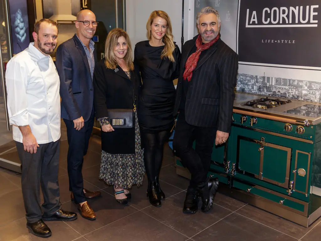 Chef Chris Fersch, Matthew Quinn, Suzanne Kasler, Anne Puricelli, Martyn Lawrence Bullard  (Photo by WJN Photo)