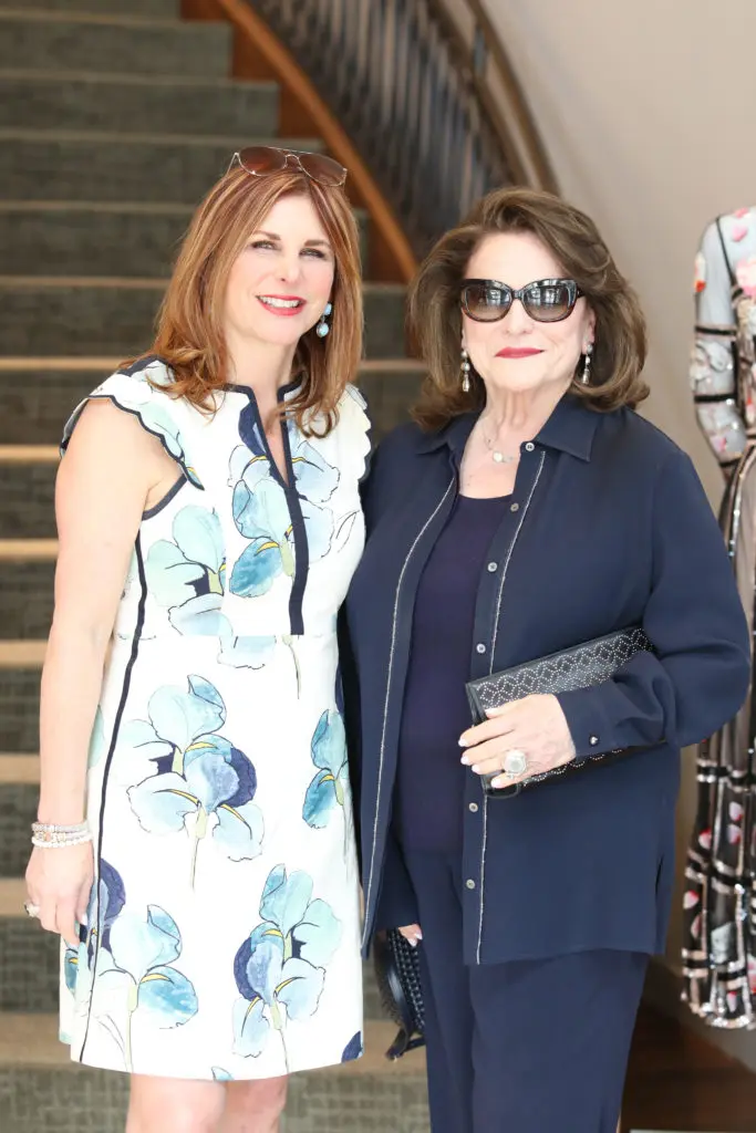 Cynthia Wolff, Beth Wolff at the Alice Temperley trunk show at Elizabeth Anthony. (Photo by Priscilla Dickson)