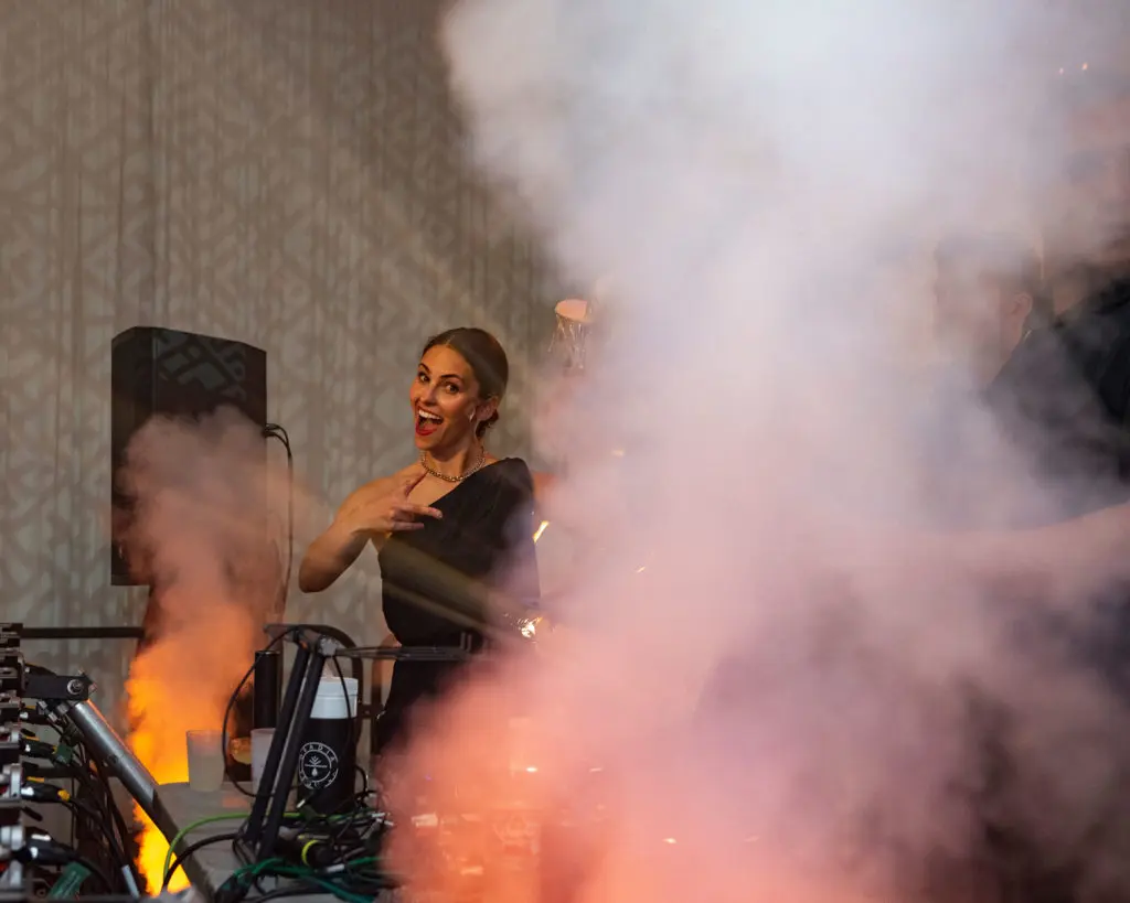 DJs kept the party going in the Osadia Reimagined Club. (Photo by Tamytha Cameron)