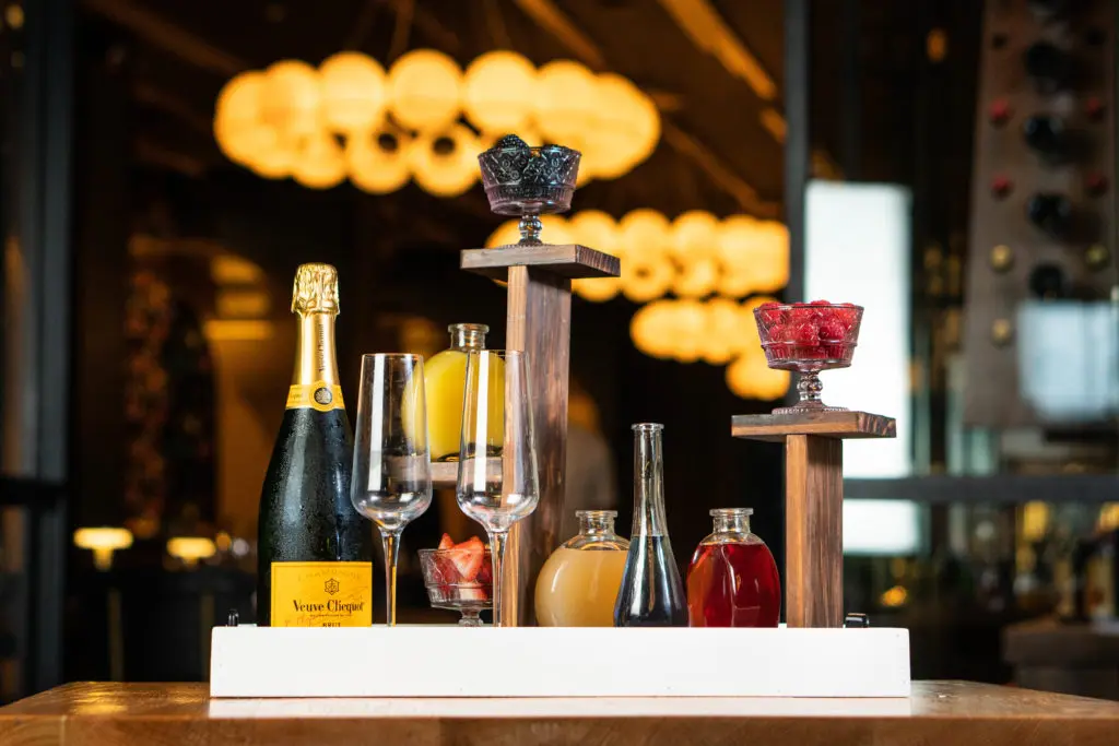 Order the Mimosa in Bed for the table at Harper's new weekend brunch. (Courtesy)