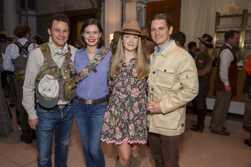 Daniel & Jane Zilkha, Anna McNair Lindamood & Paul Lindamood at the HMNS gala (Photo by Jenny Antill)
