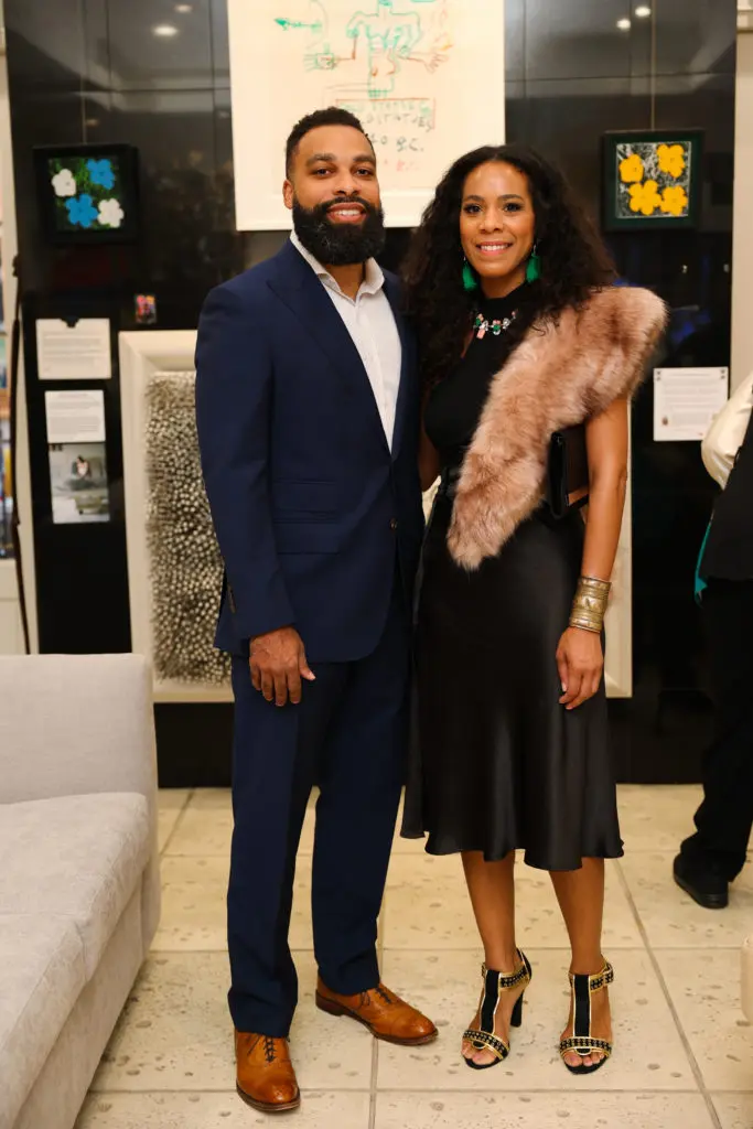 Daryl Austin, honoree Lee Ann Carrier (Photo by Johnny Than)