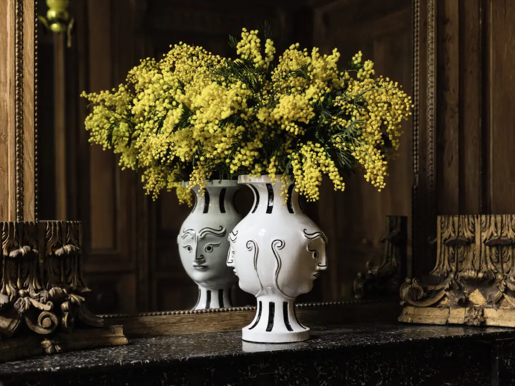 Vincent Darré x OKA Gemini ceramic vase, $595