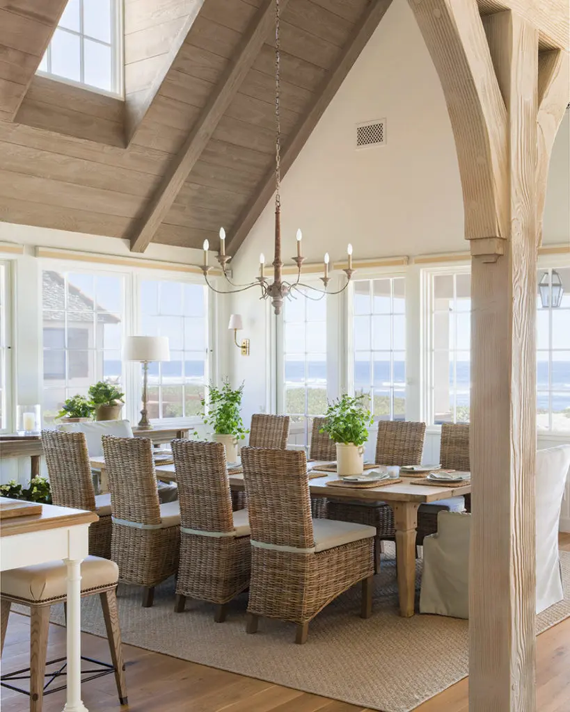 Dining room designed by Giannetti Home