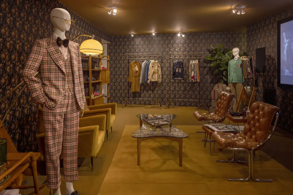 For the boys in attendance, a room filled with suiting and accessories like a backgammon set. (Photo by Pablo Enriquez)