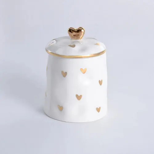 Heart To Heart Covered Sugar Holder.