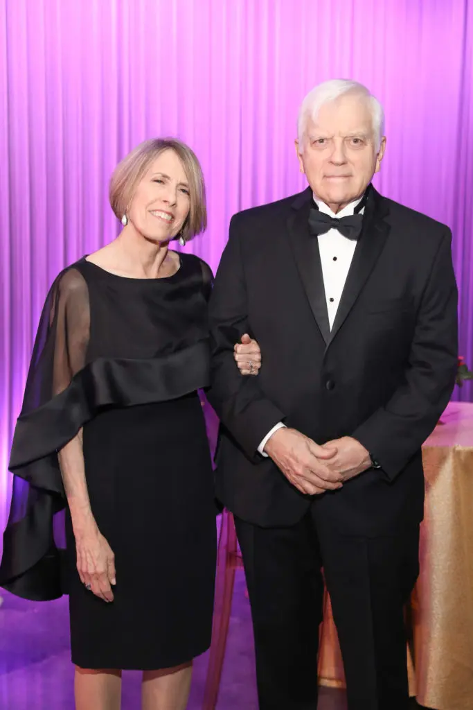 Stages board chair and gala honoree Jane Schmitt & Dick Schmitt at the Stages "Light the Night" gala held at The Gordy (Photo by Priscilla Dickson)