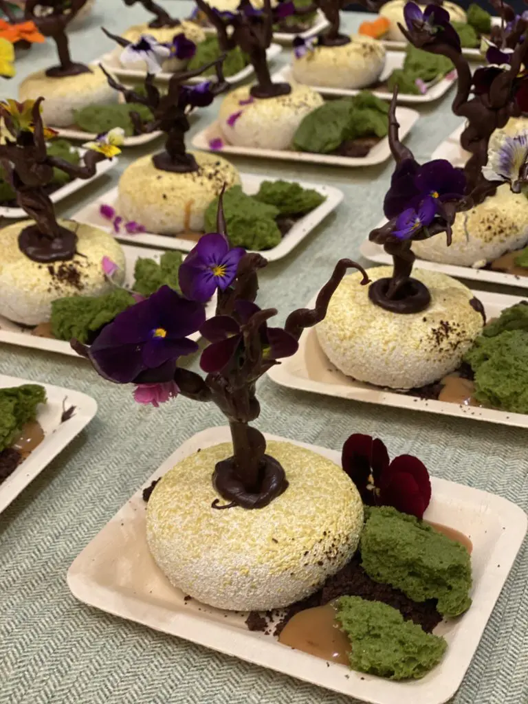One of Money Cat's duo of creative entries in the Truffle Masters competition held at C.Baldwin Hotel. (Photo by Shelby Hodge)