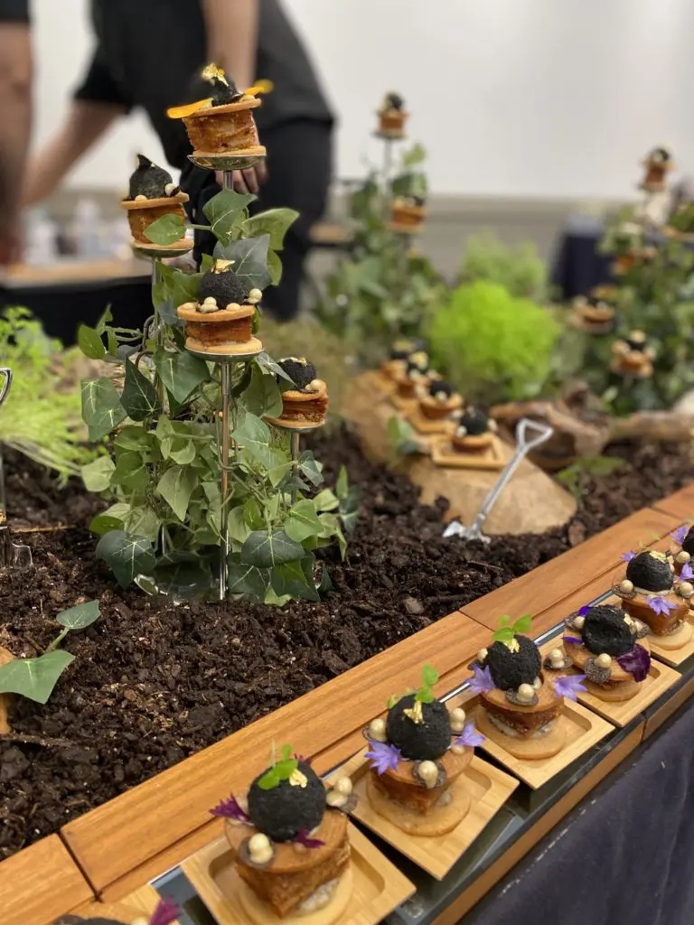 Musaafer chef Mayank Istwal and his team created the most beautiful of entries in the 2022 Truffle Masters competition. (Photo by Shelby Hodge)
