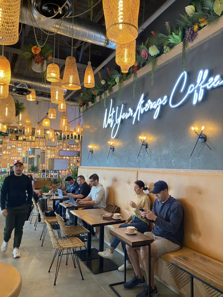 Wild coffees feature a signature line of locally roasted beans in partnership with Heights-based coffee company, Tenfold.