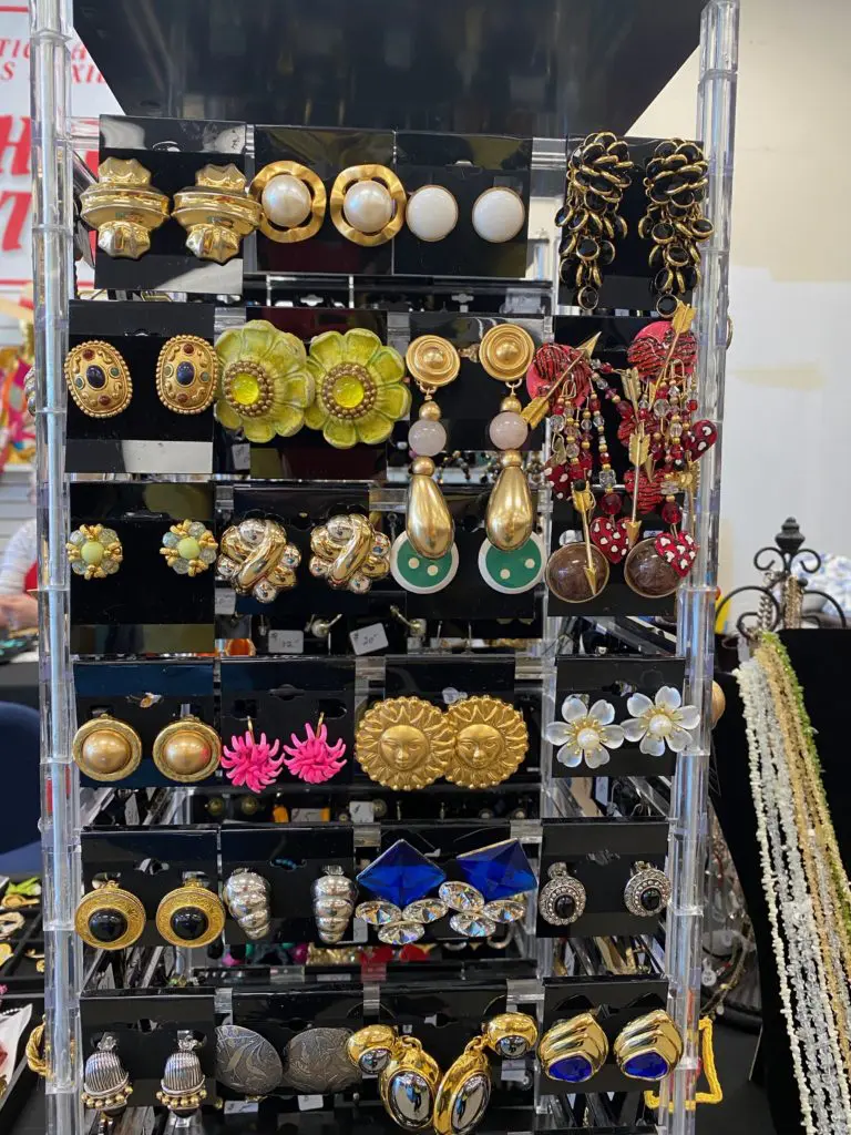Oodles of costume jewelry at the Salvation Army Auxiliary Reflections on Style Chic Boutique