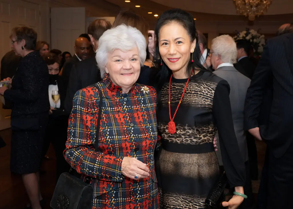 Susie Glasscock, Y. Ping Sun at the Rice University salute to Cynthia and Life Trustee Bucky Allshouse