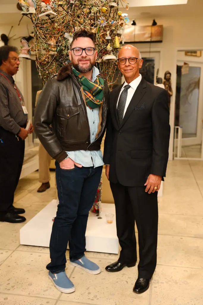 John Abodeely, honorary chair Percy Creuzot (Photo by Johnny Than)