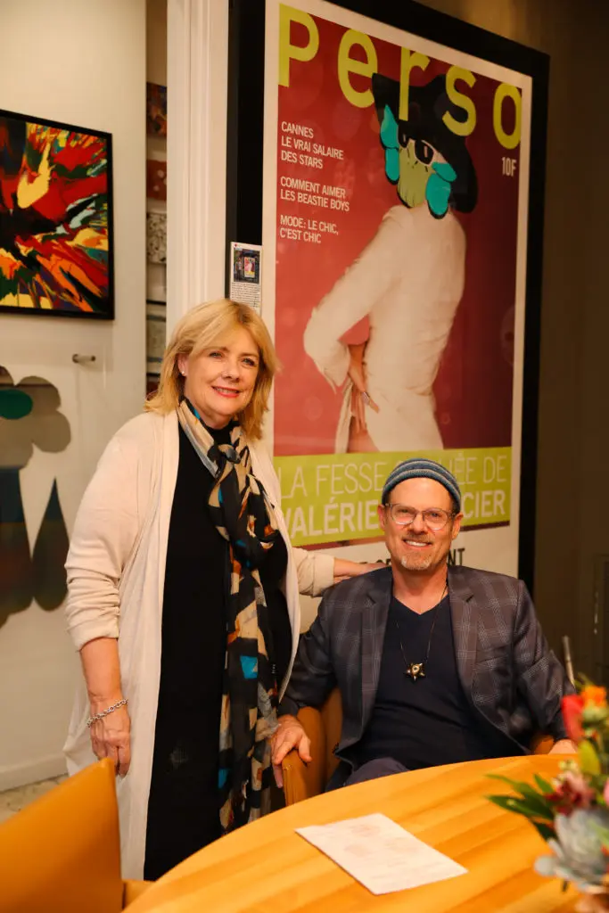 Justice Meg Poissant, Marc Shindler (Photo by Johnny Than)