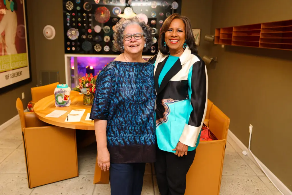 Michelle Barnes, Melanie Lawson (Photo by Johnny Than)