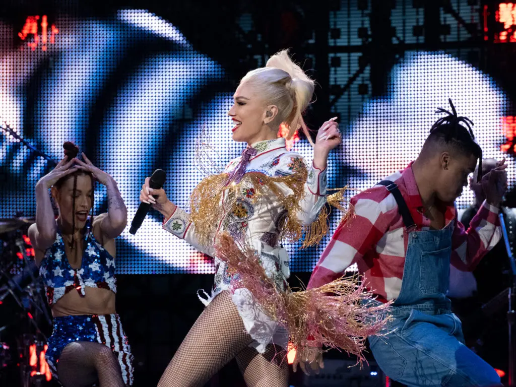 For her Houston Rodeo debut, Gwen Stefani brought a bit of Las Vegas glitter and glam to the NRG Stadium. (Photo by F. Carter Smith)