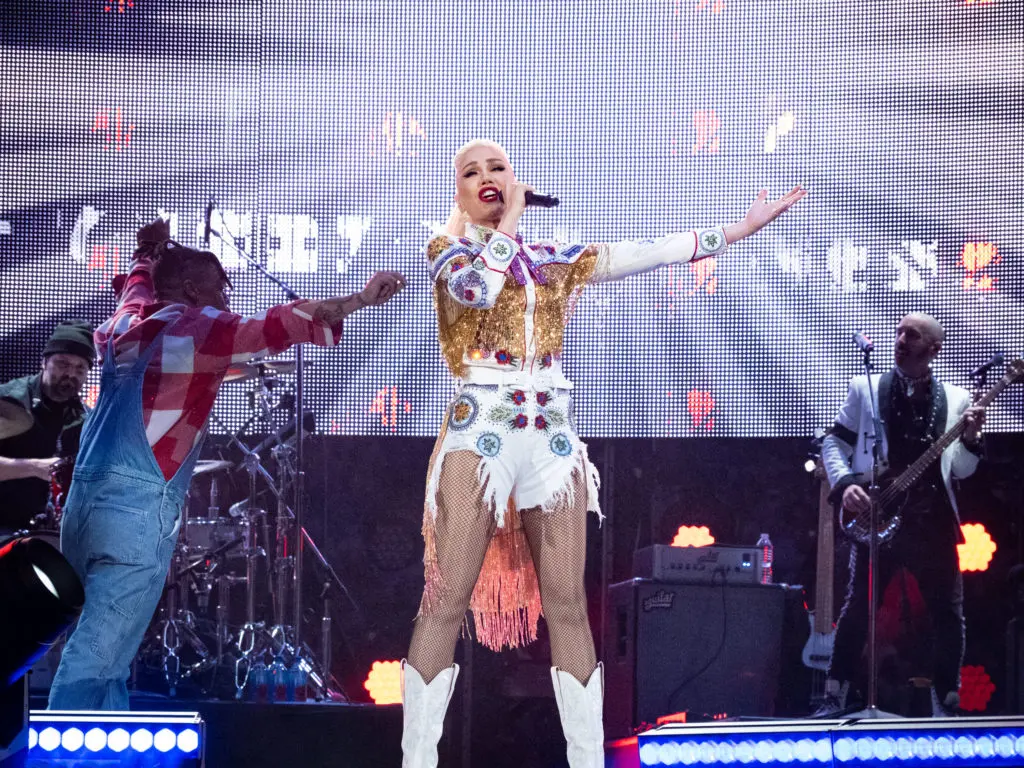 For her Houston Rodeo debut, Gwen Stefani brought a bit of Las Vegas glitter and glam to the NRG Stadium. (Photo by F. Carter Smith)
