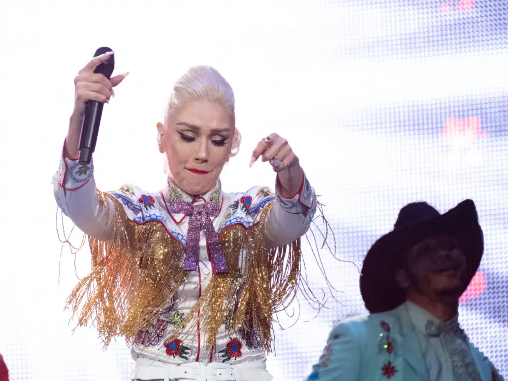 For her Houston Rodeo debut, Gwen Stefani brought a bit of Las Vegas glitter and glam to the NRG Stadium. (Photo by F. Carter Smith)