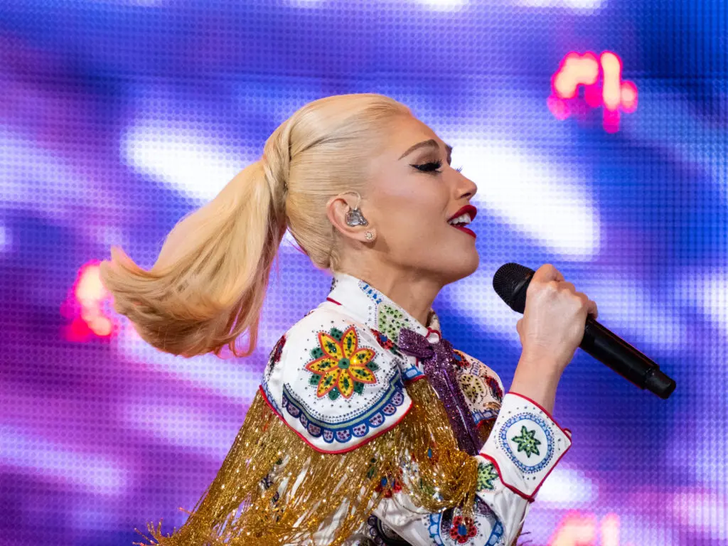 For her Houston Rodeo debut, Gwen Stefani brought a bit of Las Vegas glitter and glam to the NRG Stadium. (Photo by F. Carter Smith)