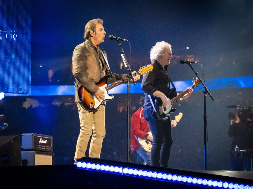 Journey played a number of its now classic hits at the Houston Rodeo. (Photo by F. Carter Smith)