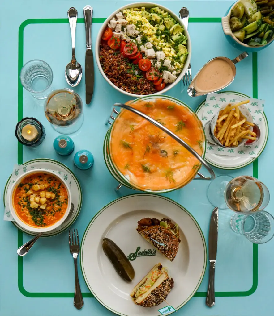 A savory spread at Sadelle's. (courtesy of Sadelle's) 