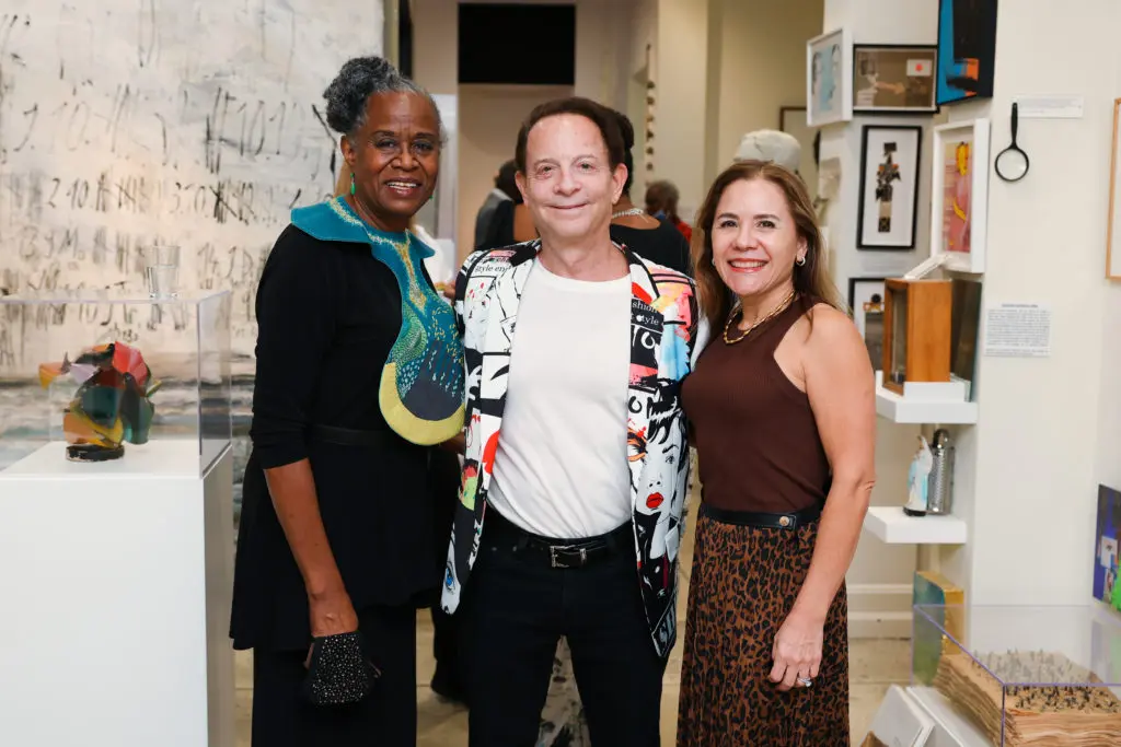 Dr. Sarah Trotty, hosts Lester & Penelope Marks (Photo by Johnny Than)