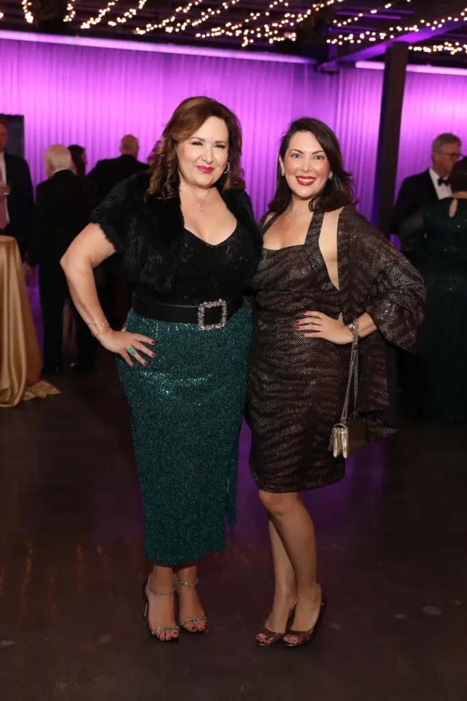 Tara Simon, Sarah Bray at the Stages "Light the Night" gala held at The Gordy (Photo by Priscilla Dickson)