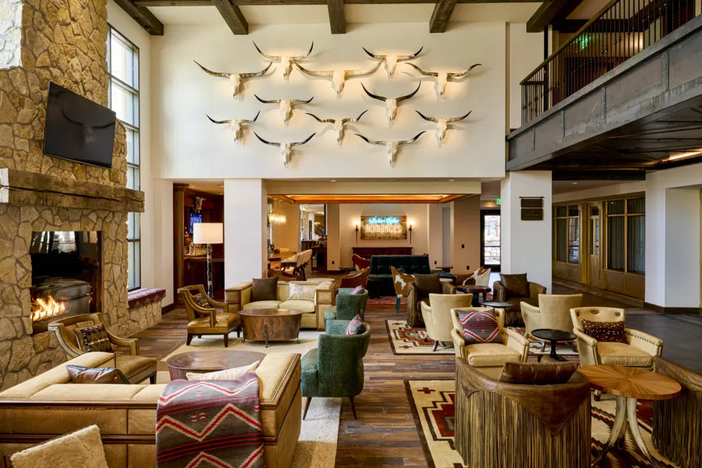 The gorgeous lobby celebrates Texas' rich history and charm (Photo by Hotel Drover)