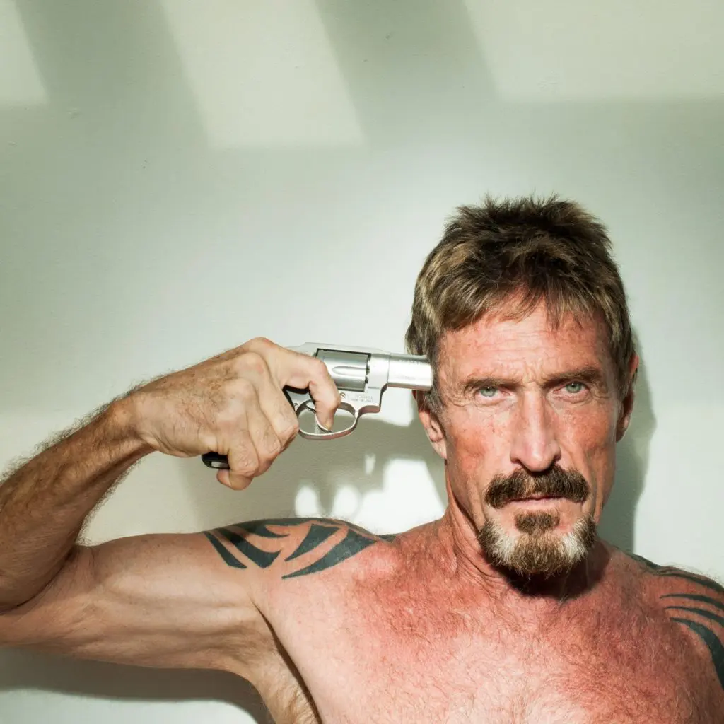 Brian Finke's "John McAfee," 2012