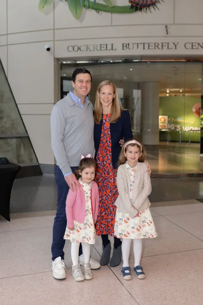 Zach & Margot Davis and daughters  at the HMNS Critter Crawl