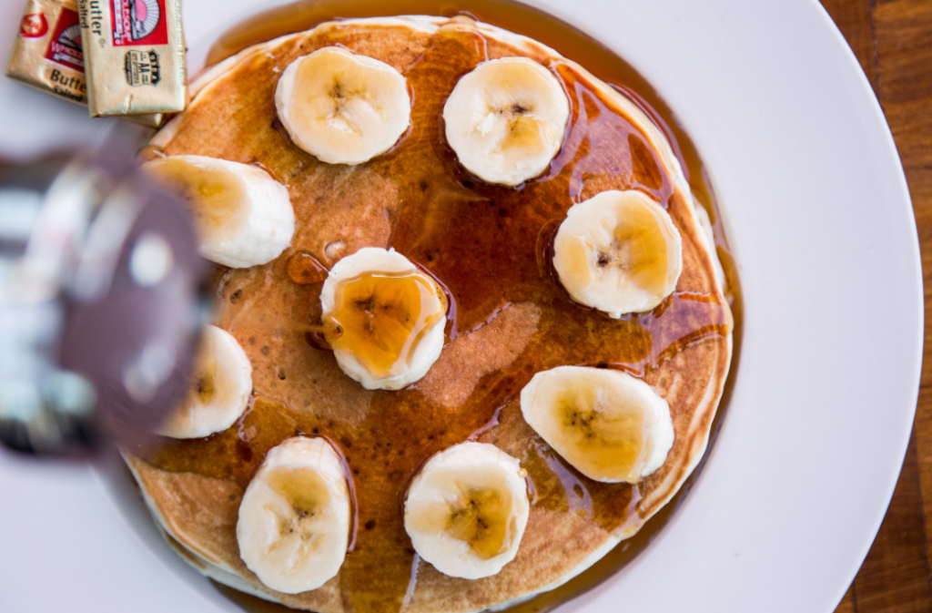 Banana Nut Pancakes.