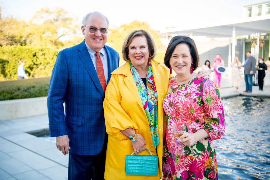 Mike & Melinda Perrin, Anne Neeson at Memorial Hermann's Light it Up evening (Photo by Michelle Watson)