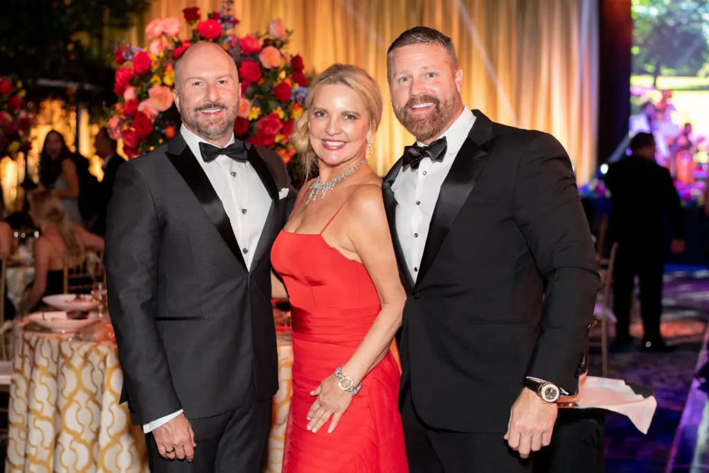 Tony Bradfield, Melissa Juneau, Dr. Kevin Black at the Memorial Hermann Gala (Photo by Michelle Watson)