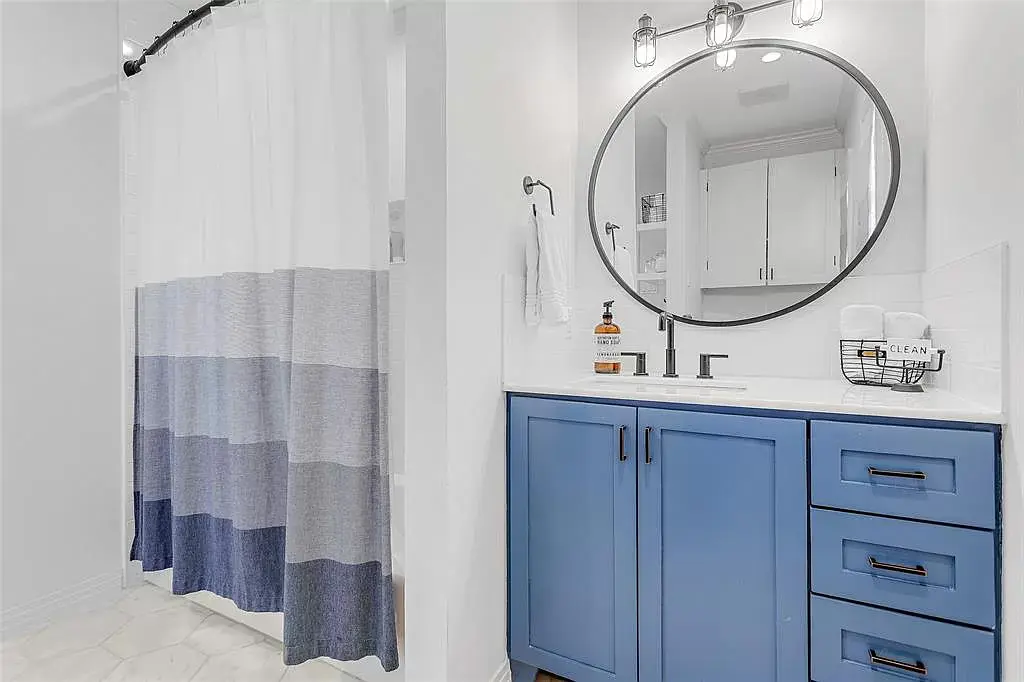 The ensuite master bathroom. 